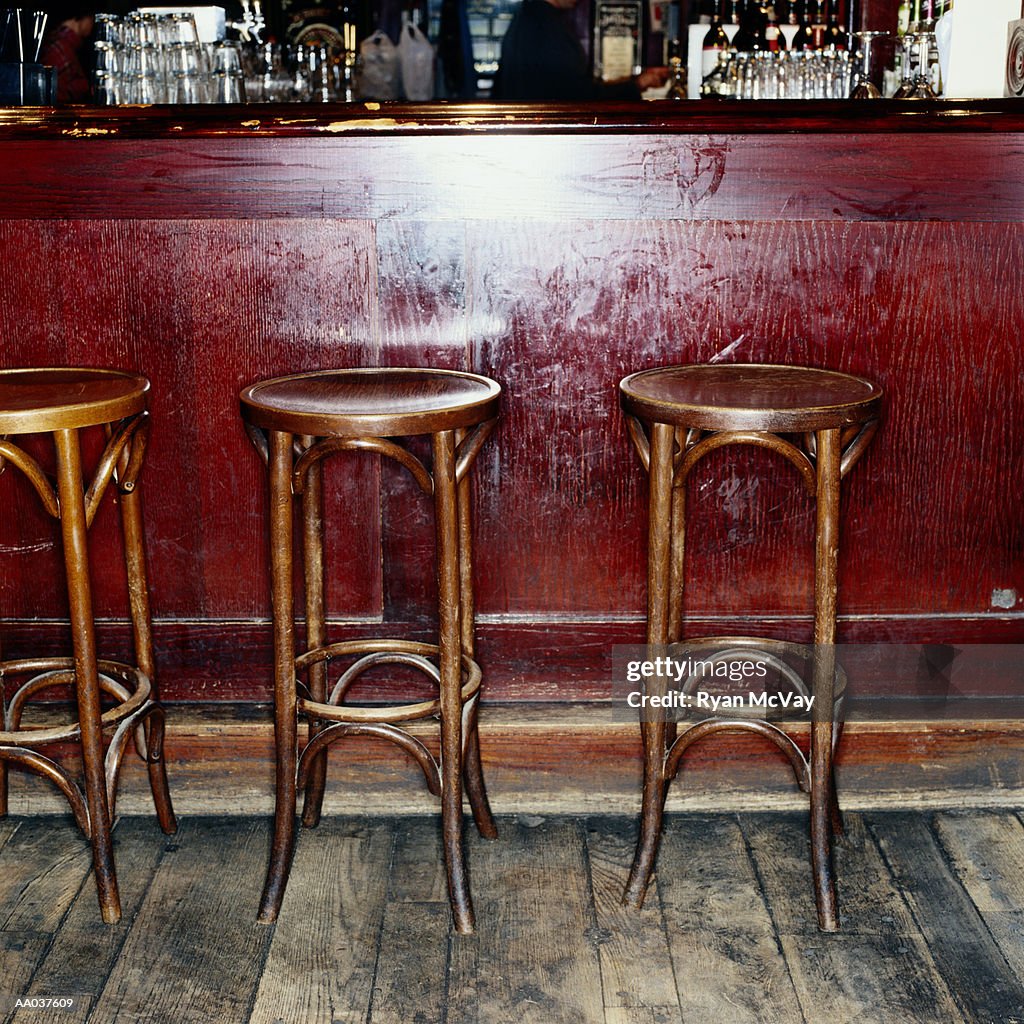 Bar Stools in Pub