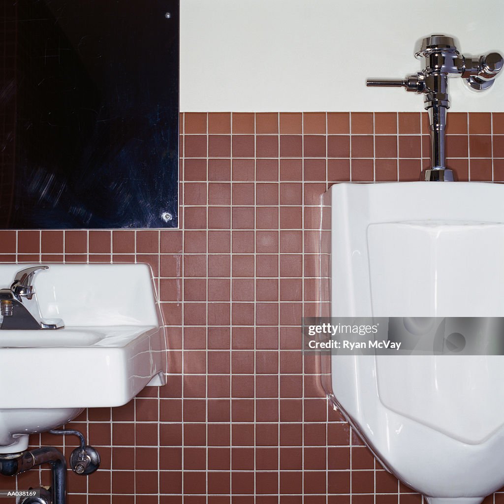Urinal and Sink