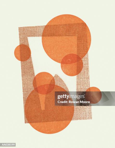 spots on rectangle design - translucent texture stock illustrations