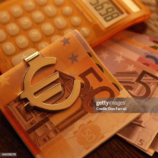 euro sign and currency - money clip stock pictures, royalty-free photos & images