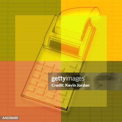 Calculator with Adding Machine Tape Calculator with Adding Machine Tape