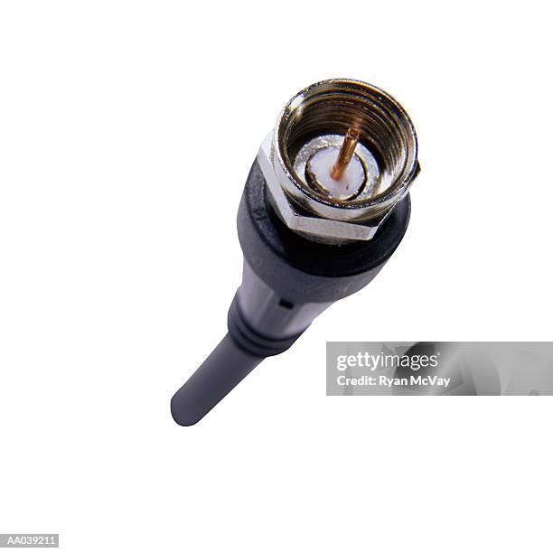 cable plug - coaxial cable stock pictures, royalty-free photos & images