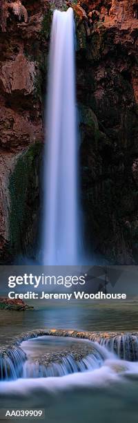 mooney falls, grand canyon national park, arizona - mooney falls stock pictures, royalty-free photos & images