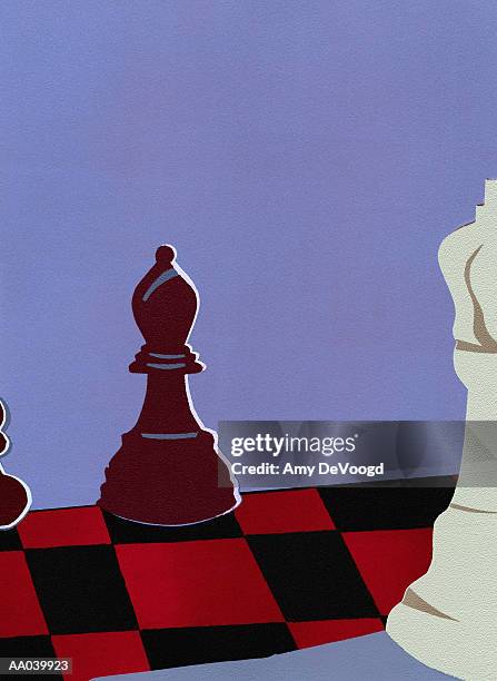 chessboard - flat art stock illustrations