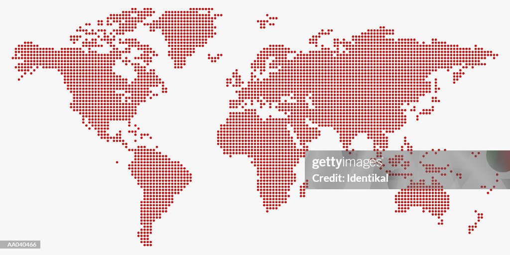 World map (Digitally Geenrated)