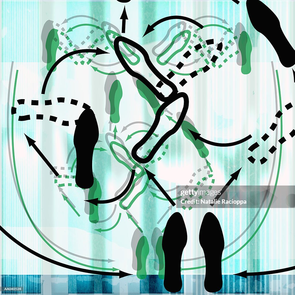 Dance step diagram