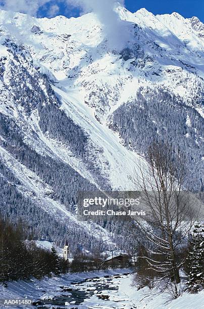 snow on mountain - osttirol stock pictures, royalty-free photos & images