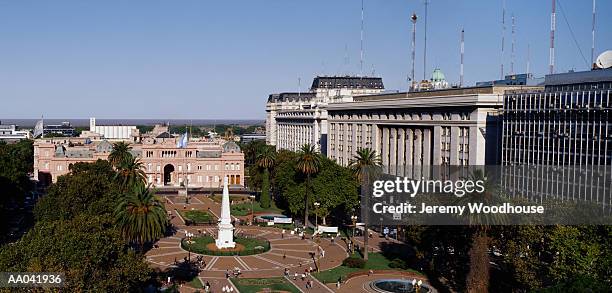 plaza de mayo, buenos aires, argentina - casa rosada imagens e fotografias de stock