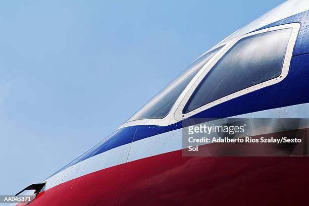 airplane cockpit - boeing stock pictures, royalty-free photos & images