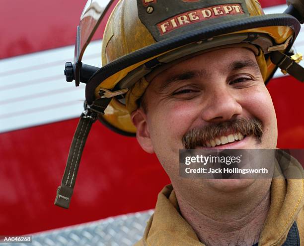 Fireman Smiling 152 Fireman Mustache Stock Photos, High-Res Pictures, and Images ...