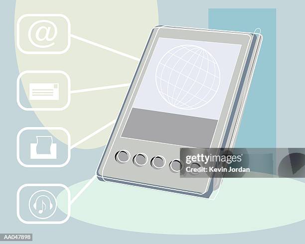 Personal Data Assistant Computer 454 Personal Data On Screen Stock Photos, High-Res Pictures, and Images ...