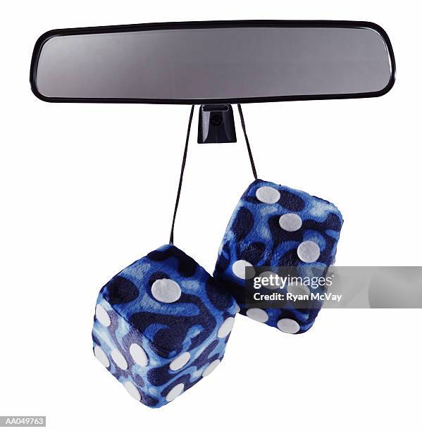 fuzzy dice - fuzzy dice on white stock pictures, royalty-free photos & images