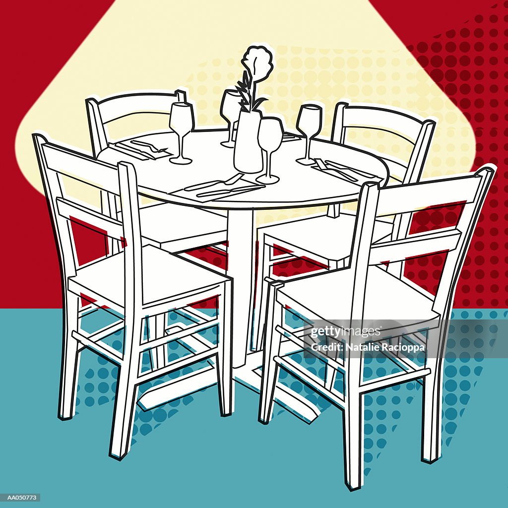 Cartoon Table Scratch Dining Room Table Cartoon