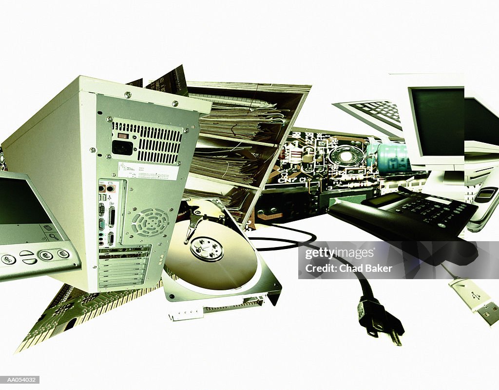 Using Equipment Computer Computer Equipment On Desk High-Res Vector Graphic - Getty Images