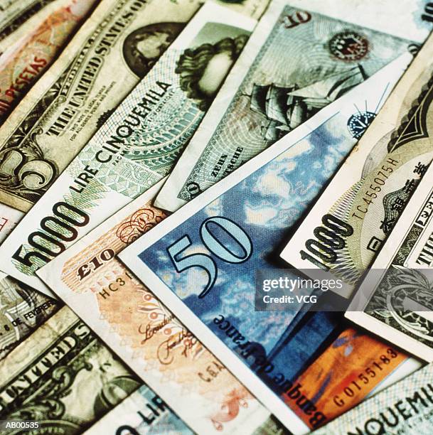 international currency - italian currency stock pictures, royalty-free photos & images