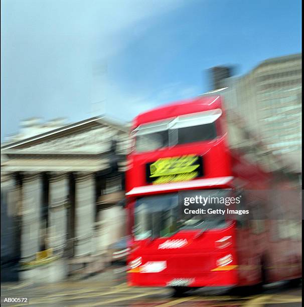 double decker bus, london, england - decker stock pictures, royalty-free photos & images