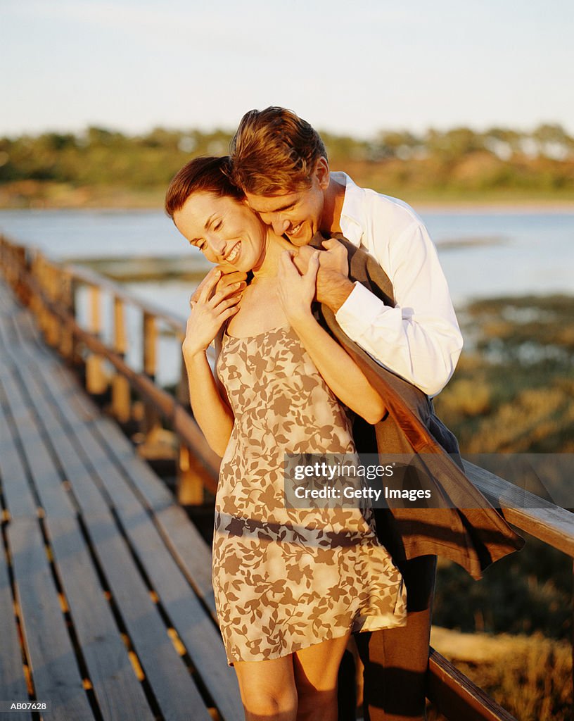 Couple on jetty