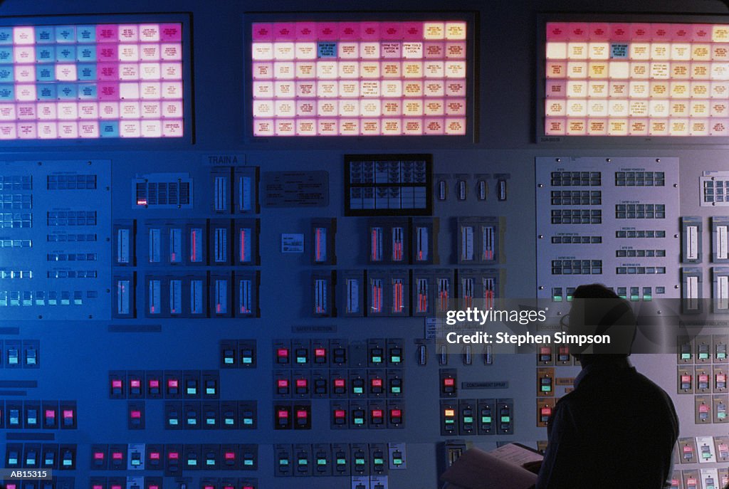 Man In Control Man In Control Room Silhouette High-Res Stock Photo - Getty Images