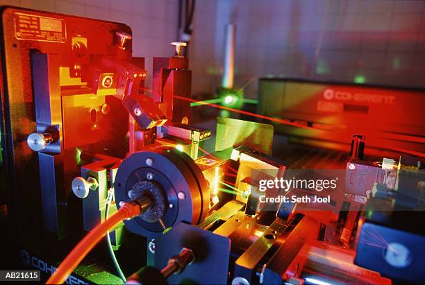 laser technology, close-up - seth stock pictures, royalty-free photos & images