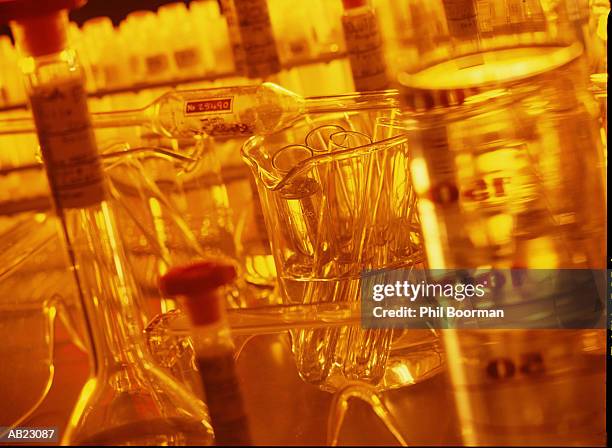 jugs, test tubes and laboratory equipment - phil stock pictures, royalty-free photos & images