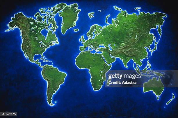 map of the world - world map imagens e fotografias de stock