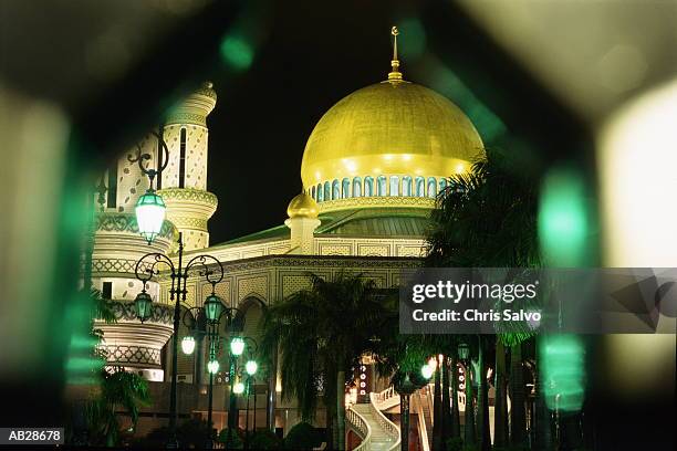 brunei, bandar seri bagawan, sultan's palace - seri photos et images de collection