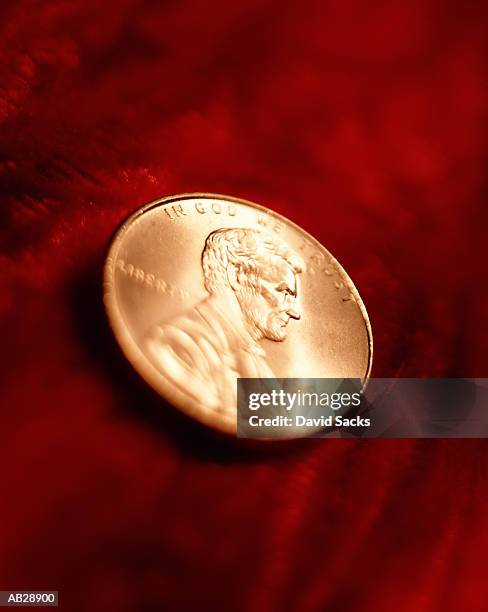 u.s.a. coin, close-up - us penny stock pictures, royalty-free photos & images