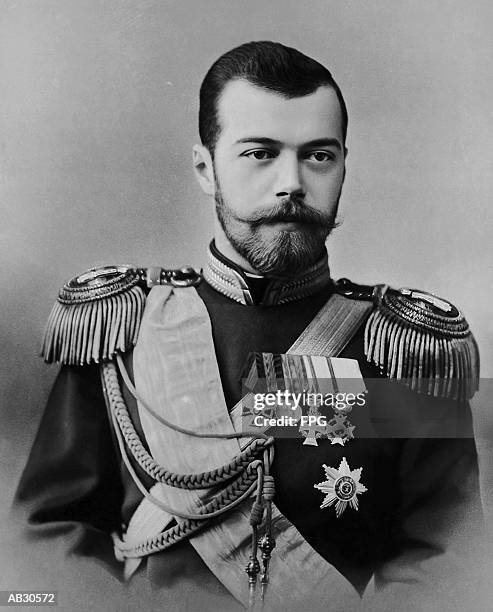 portrait of czar nicholas ii - 20th century style stock pictures, royalty-free photos & images