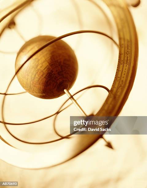 armillary sphere, close-up - armillary sphere stock pictures, royalty-free photos & images