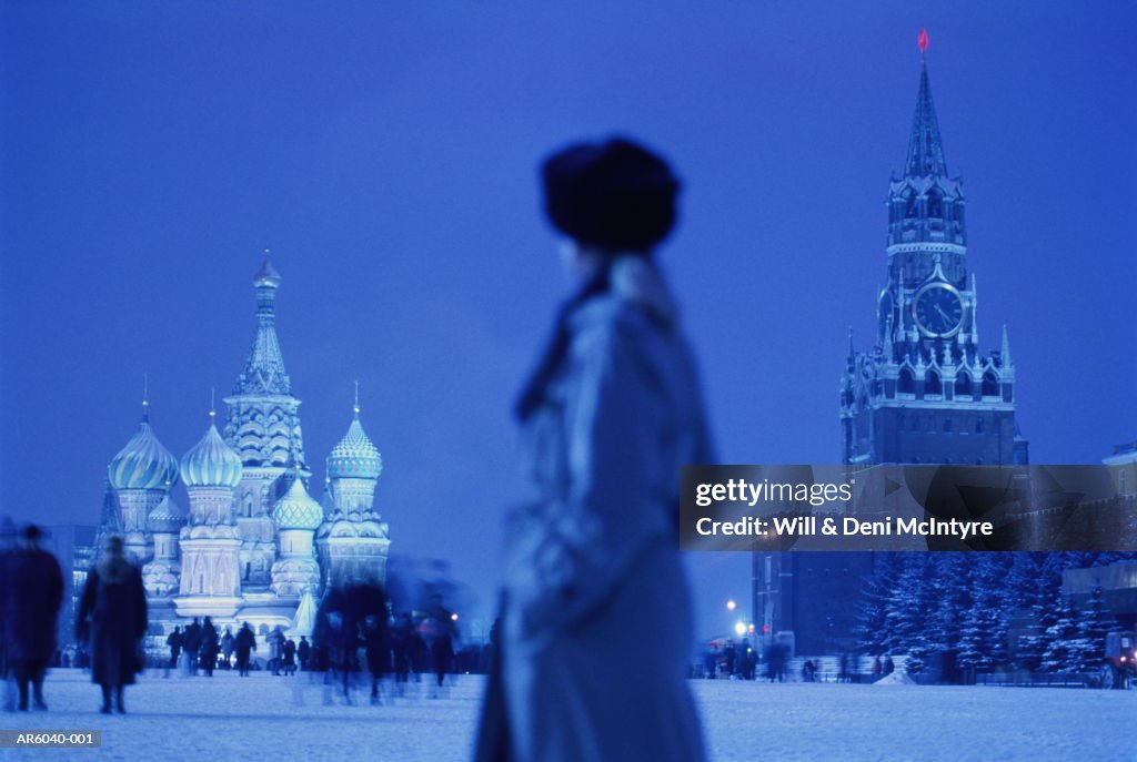 Russia, Moscow, Red Square, St. Basil's Cathedral
