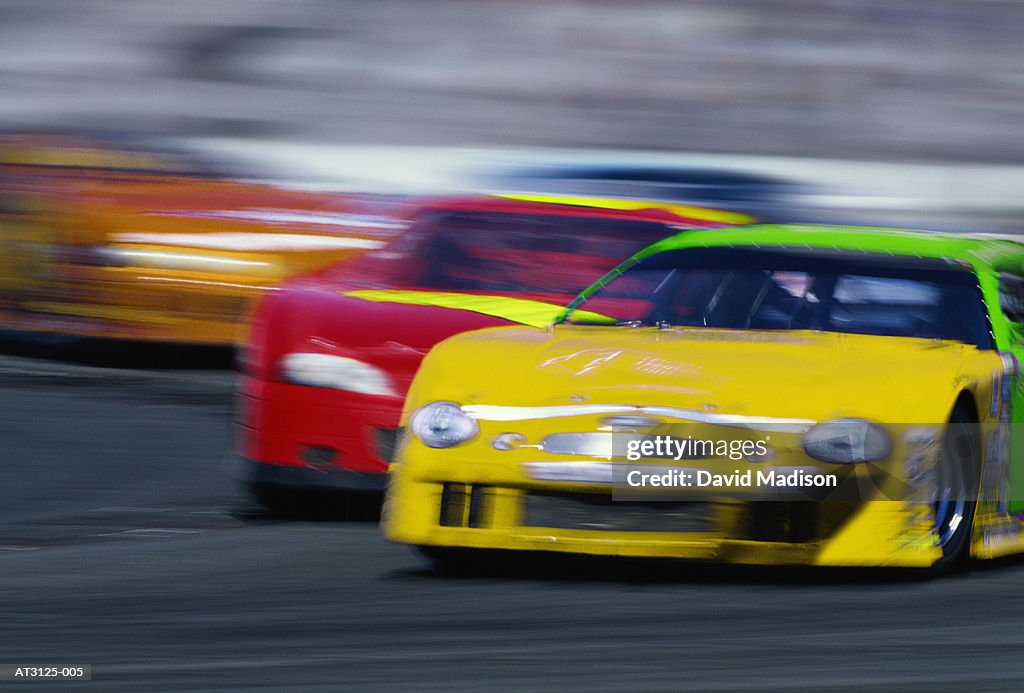 Stock car race, USA (Digital Composite)