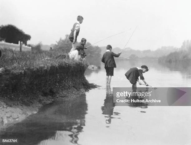 River Thames, England, 1925
