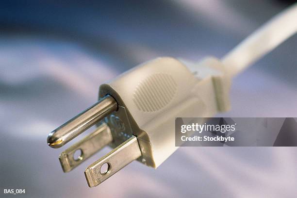 three-pronged plug - three pin plug stock pictures, royalty-free photos & images