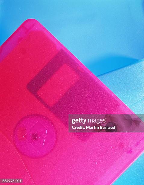 computer floppy disk in plastic container, section - computer disk stock pictures, royalty-free photos & images
