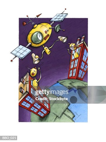 Robot satellite Robot satellite