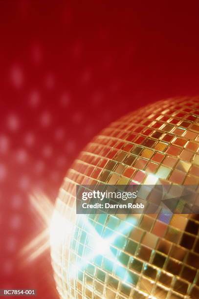 disco ball, close-up (brightly lit) - disco ball stock pictures, royalty-free photos & images