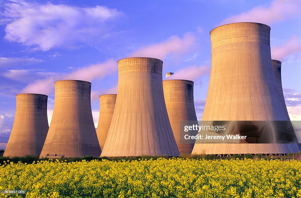 Cooling towers of coal-fired power station, England