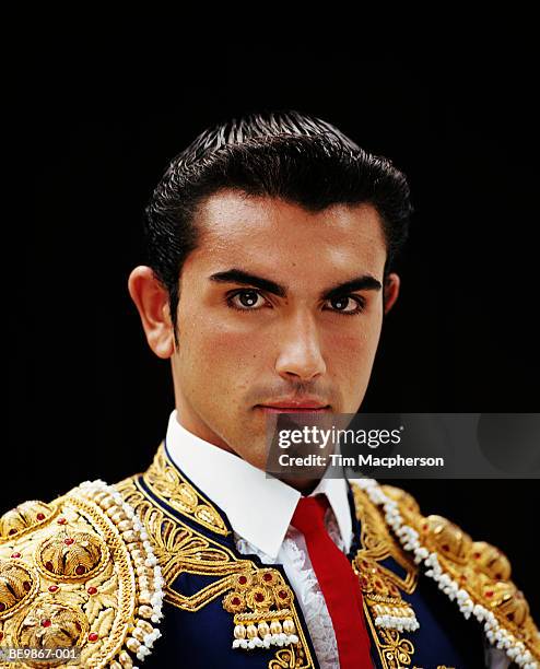 matador, close-up, portrait - torero stockfoto's en -beelden