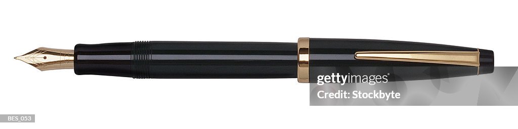 Side view of fountain pen