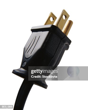 Three-pronged electrical plug Three-pronged electrical plug