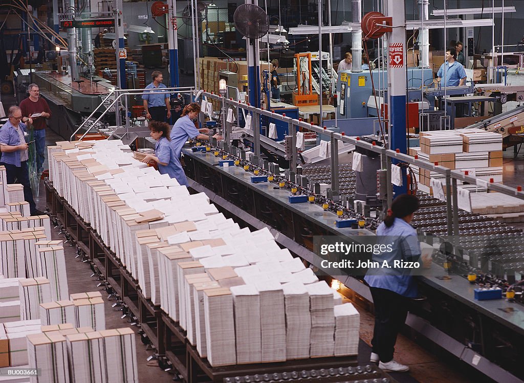 Assembly Line High Resolution Packaging Assembly Line High-Res Stock Photo - Getty Images