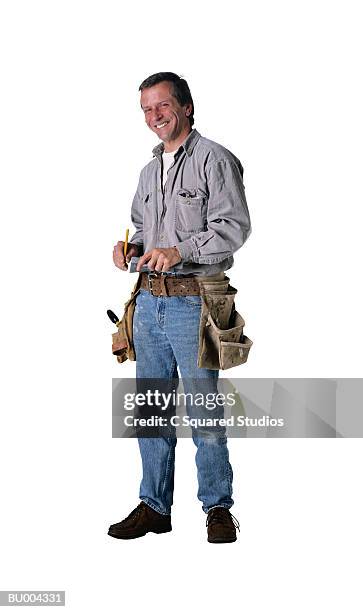 handyman - handyman smiling stock pictures, royalty-free photos & images