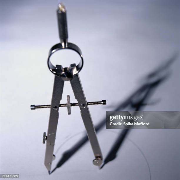 compass - geometry tools stock pictures, royalty-free photos & images