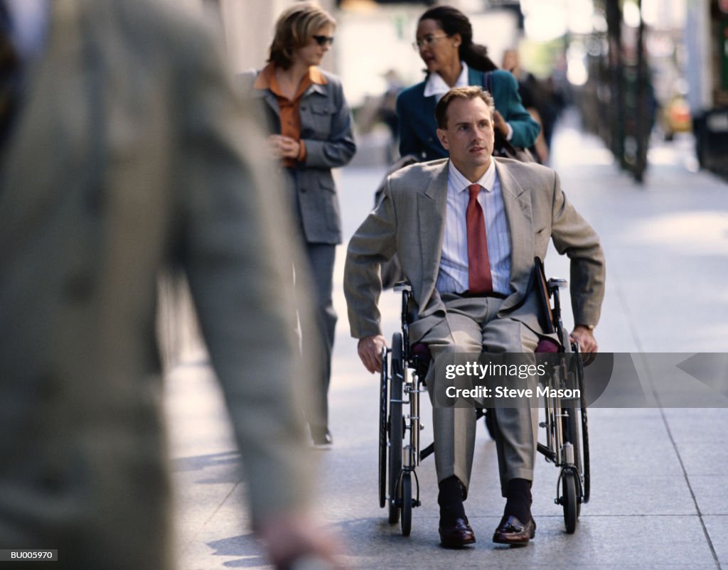 Businessman in Wheelchair