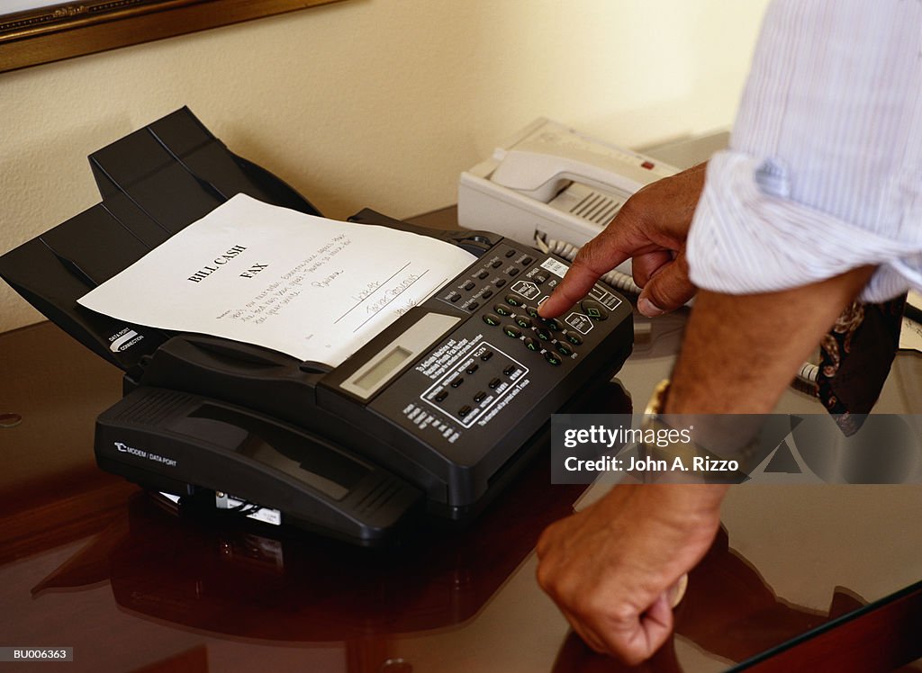 Using Fax Machine