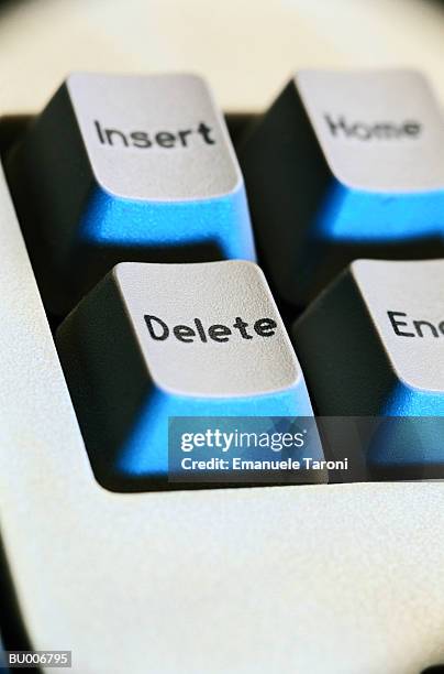 Delete Computer Key Drawing Deleting Computer Photos and Premium High Res Pictures - Getty Images
