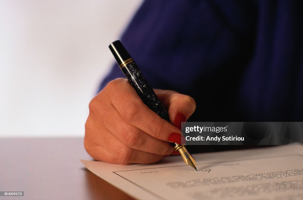 Signing a Document