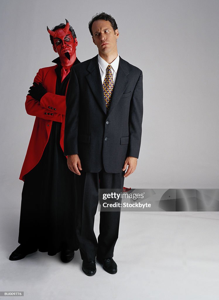Businessman and Devil