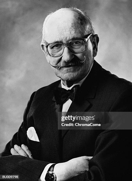portrait of businessman - handlebar moustache stock pictures, royalty-free photos & images