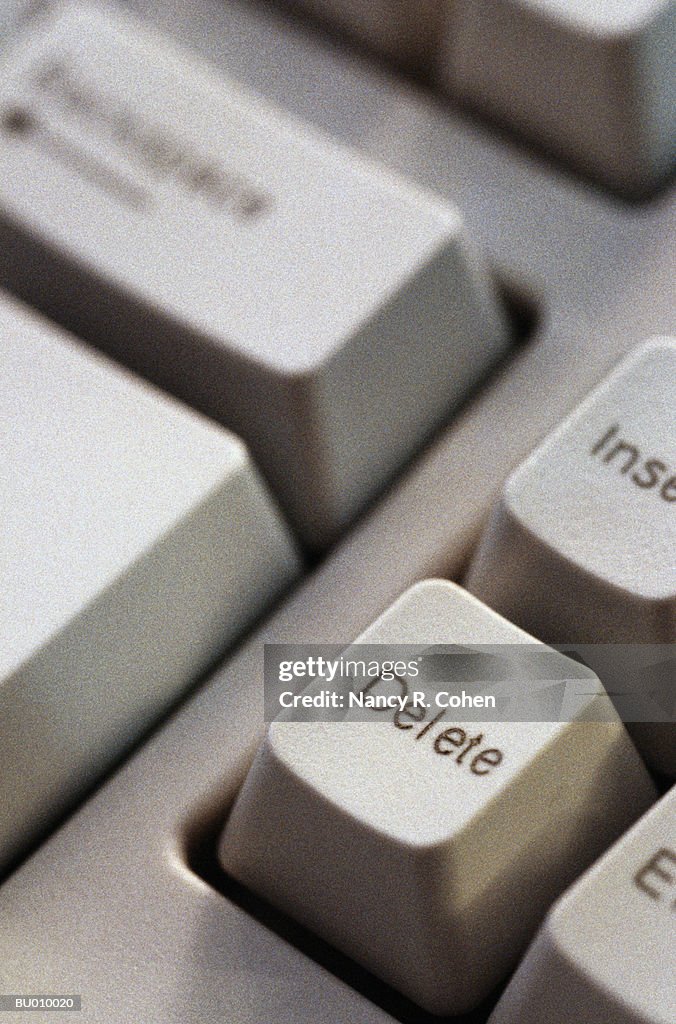 Delete Key On Computer Keyboard High-Res Stock Photo - Getty Images